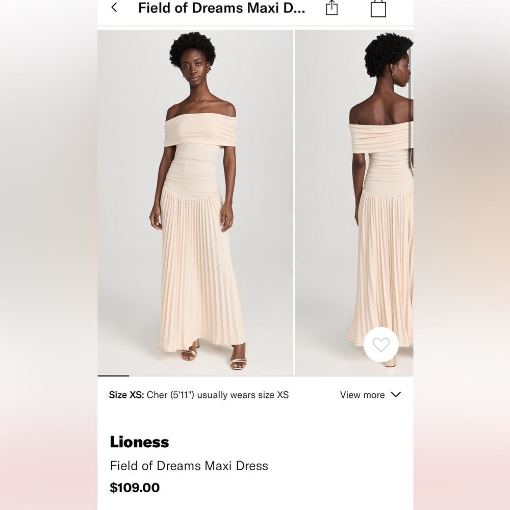 Lioness Cream Maxi Skirt